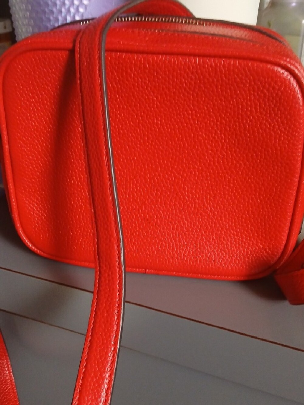 kate spade Red Pebbled Leather Crossbody Bag - Picture 3 of 5